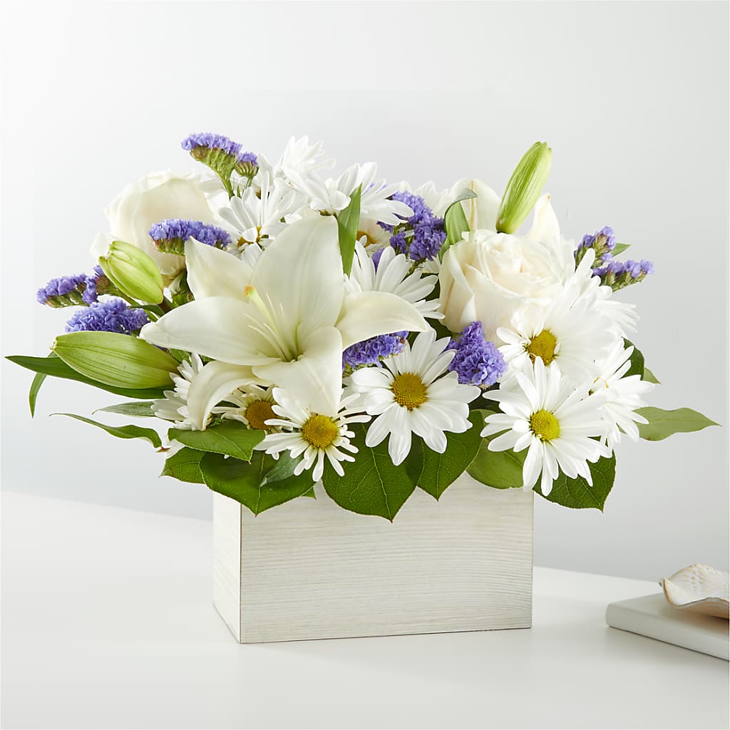 Beyond Blue Box Bouquet – Park Avenue Florist, Orange Park FL