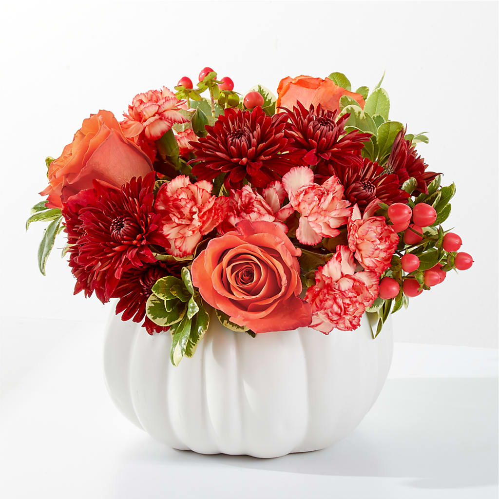 Autumn Air Pumpkin Bouquet – Park Avenue Florist, Orange Park FL