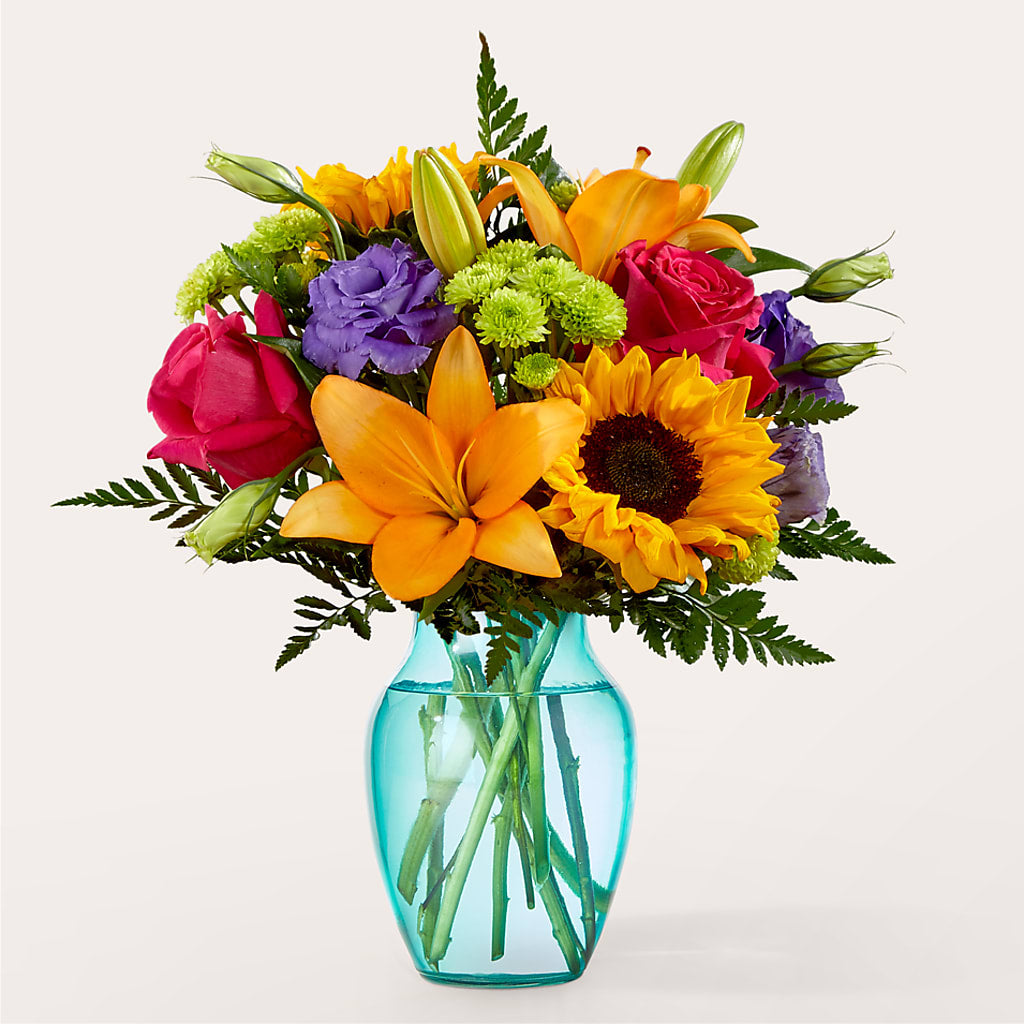 Double Rainbow Bouquet – Park Avenue Florist, Orange Park FL