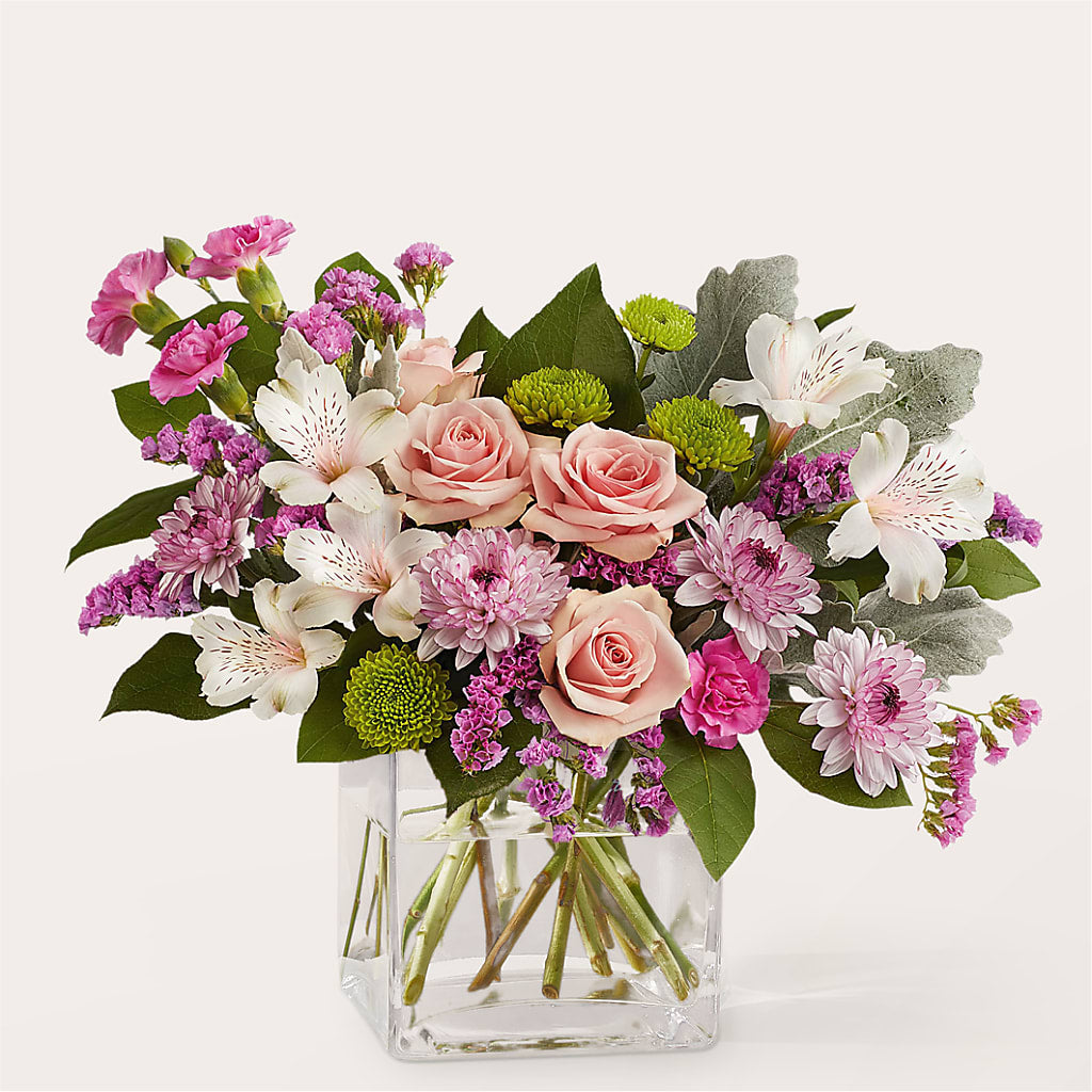 Pink Suede Bouquet – Park Avenue Florist, Orange Park FL