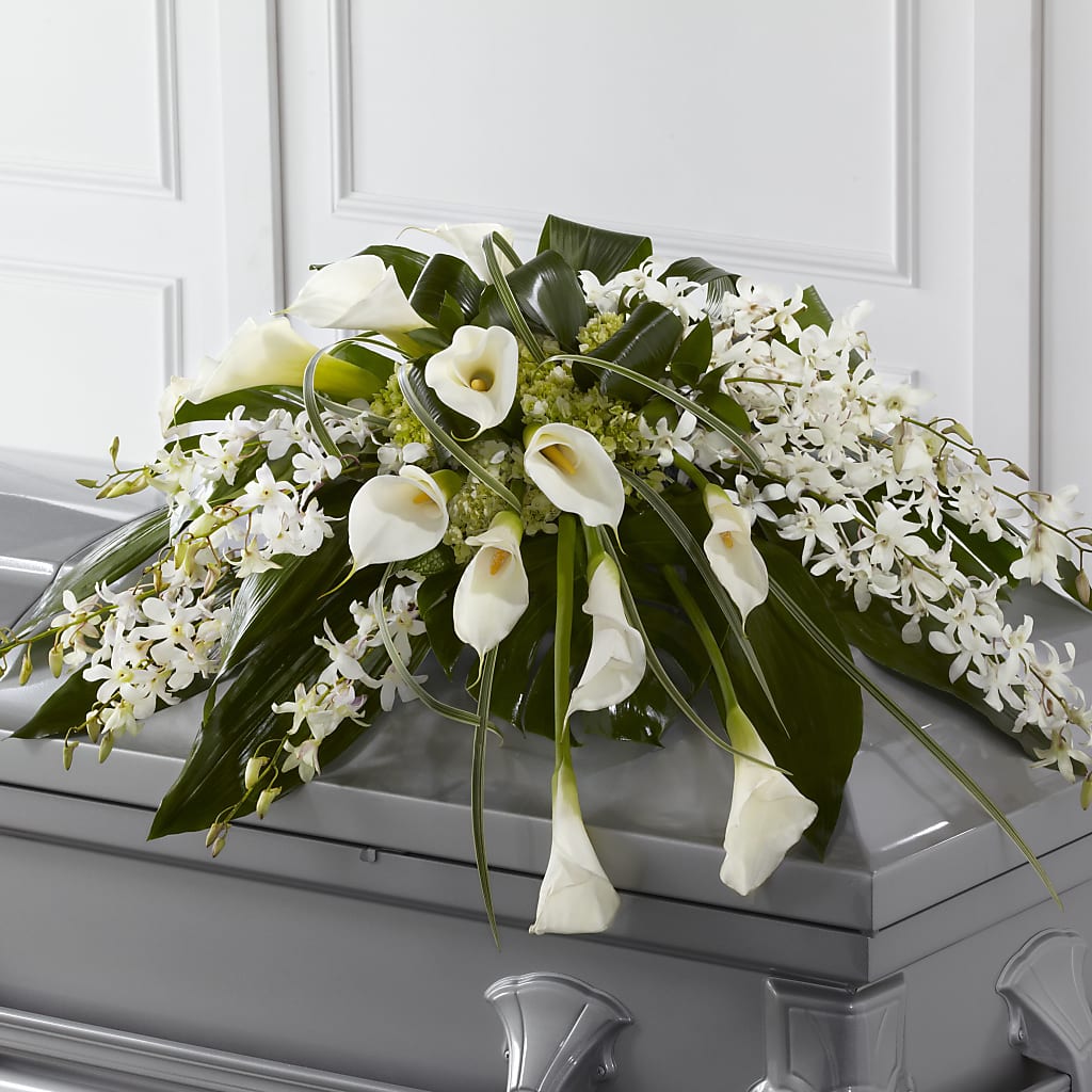 Angel Wings Casket Spray – Park Avenue Florist, Orange Park FL