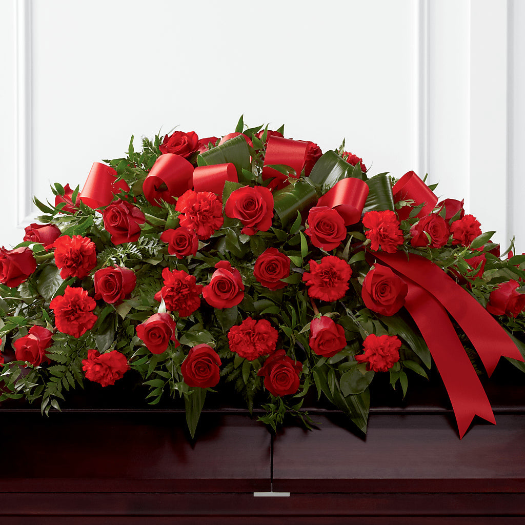 Tribute of Life Casket Spray – Park Avenue Florist, Orange Park FL