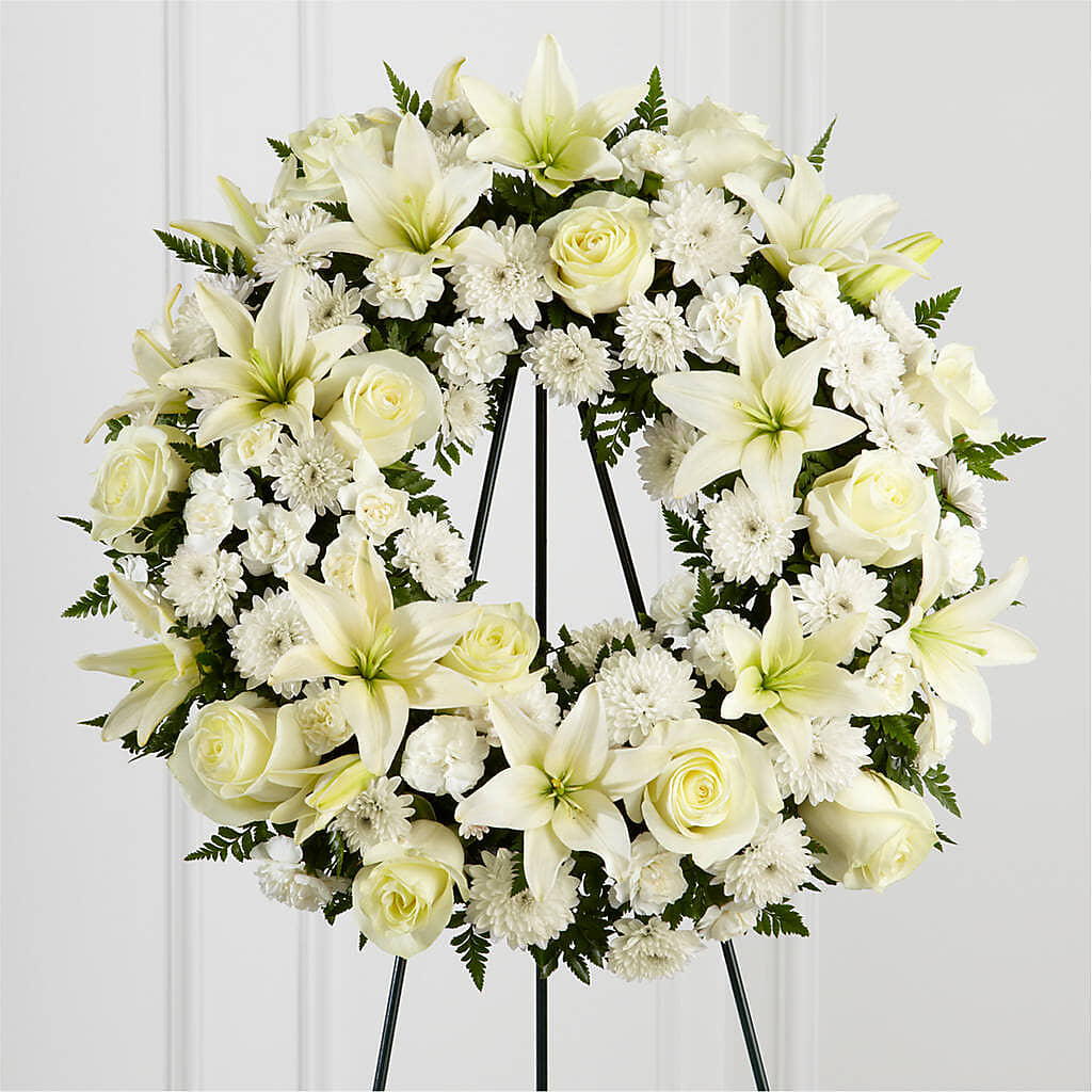 Treasured Tribute Wreath – Park Avenue Florist, Orange Park FL