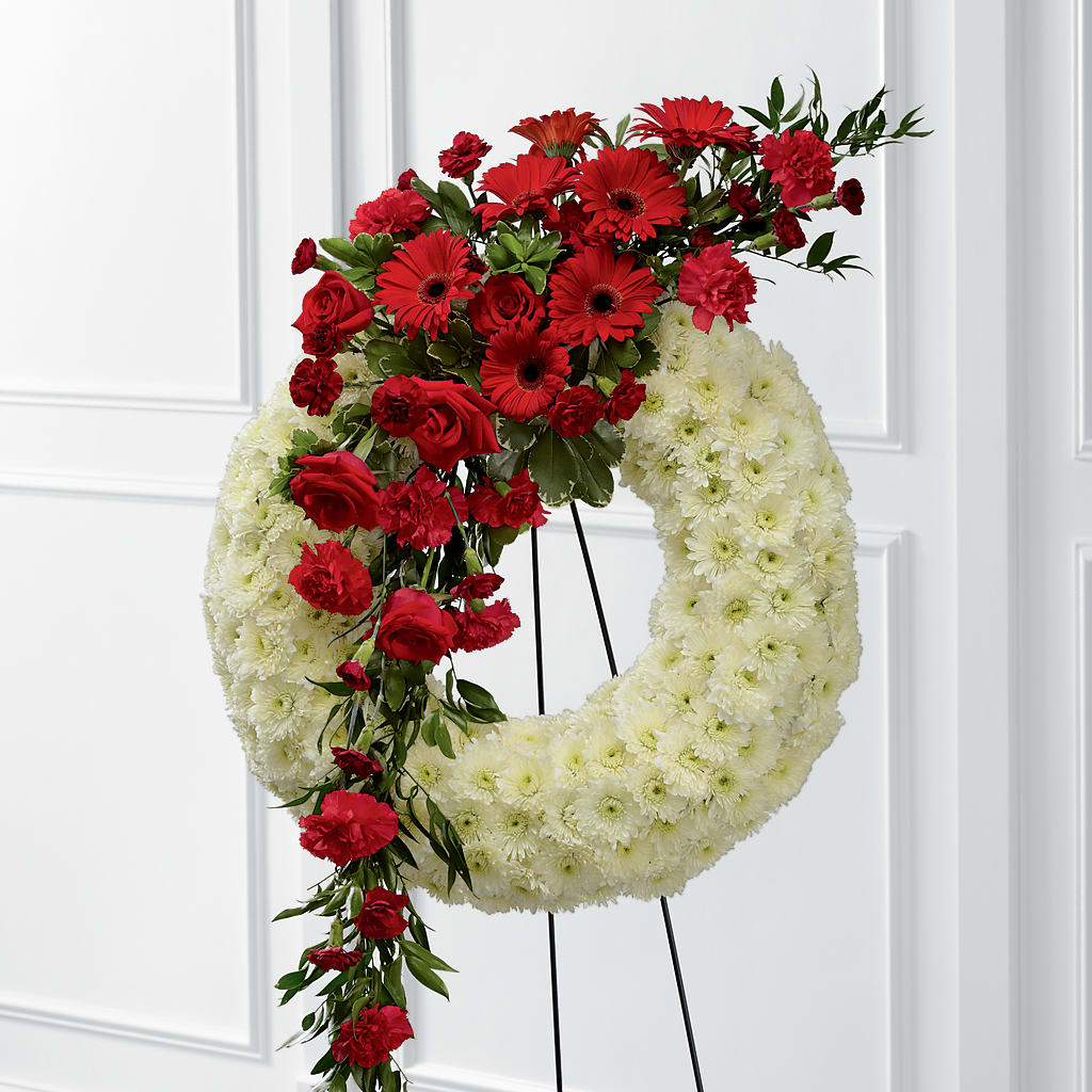 Graceful Tribute Wreath – Park Avenue Florist, Orange Park FL
