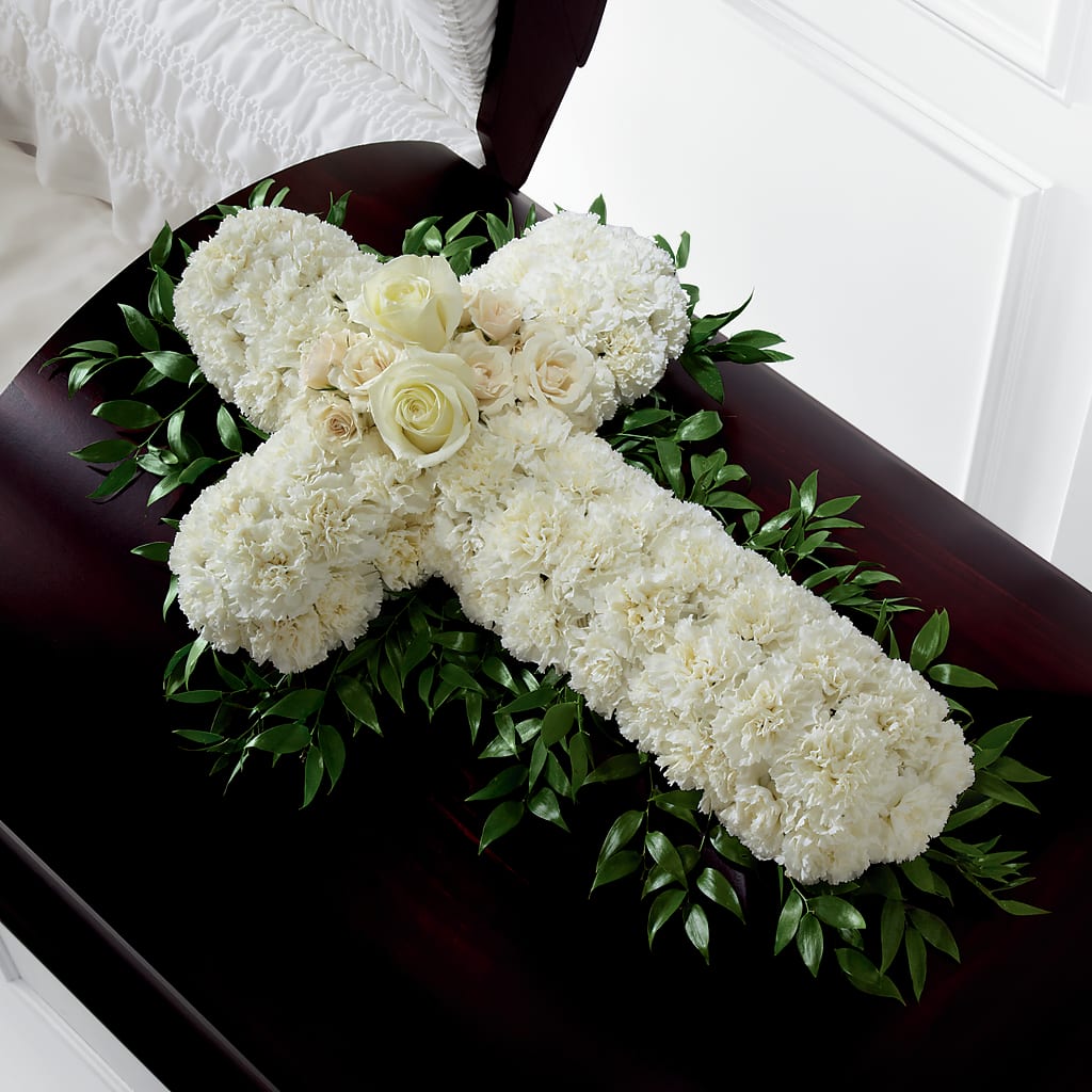 Peaceful Memories Casket Spray (Standard) – Park Avenue Florist, Orange Park FL