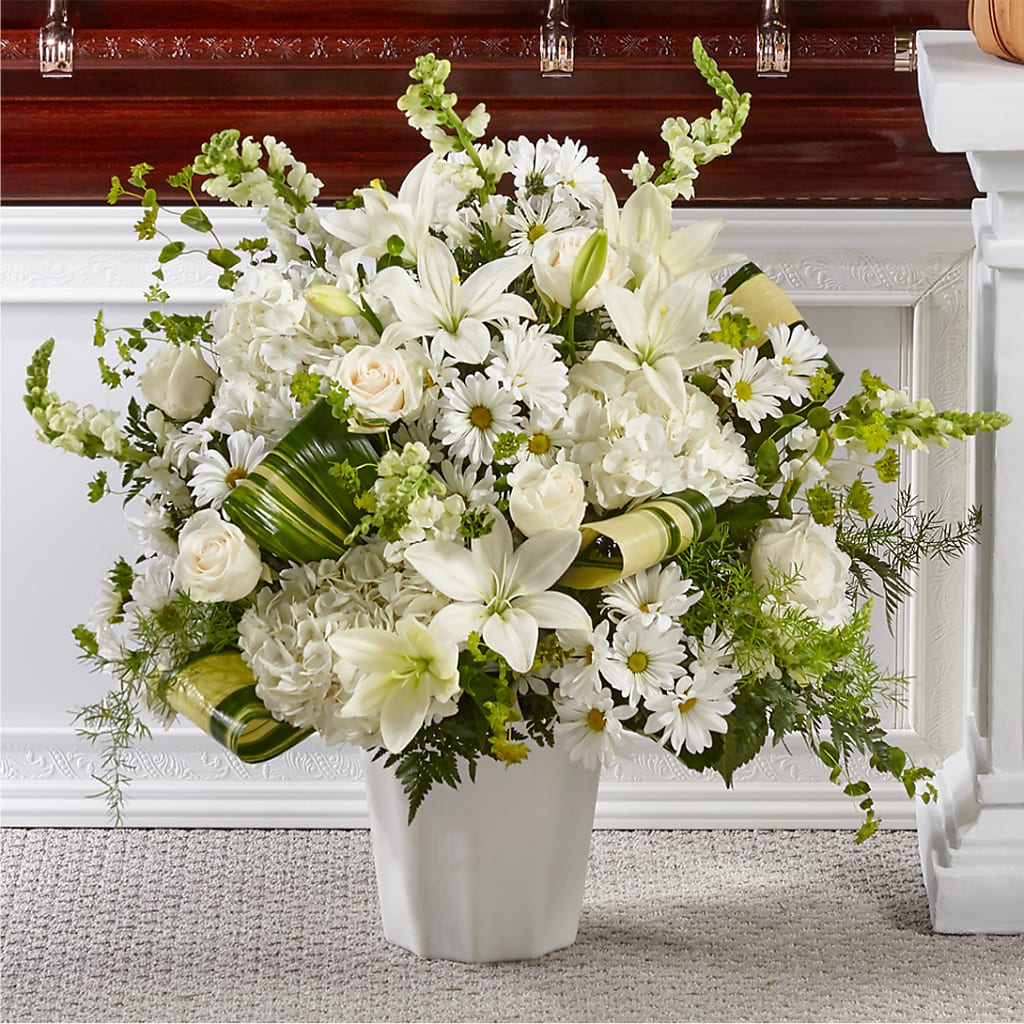 Thoughts of Tranquility Floor Basket – Park Avenue Florist, Orange Park FL