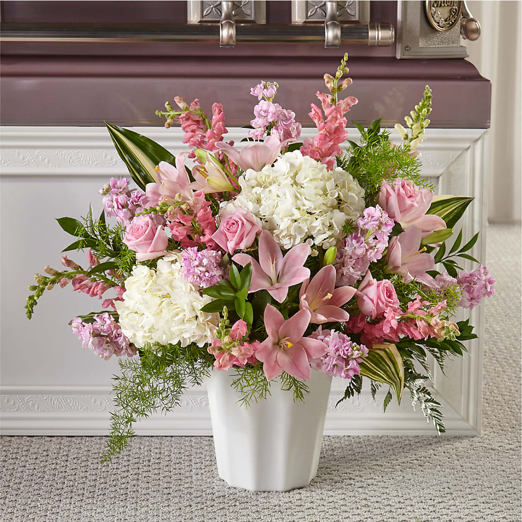Simply Serene Floor Basket – Park Avenue Florist, Orange Park FL