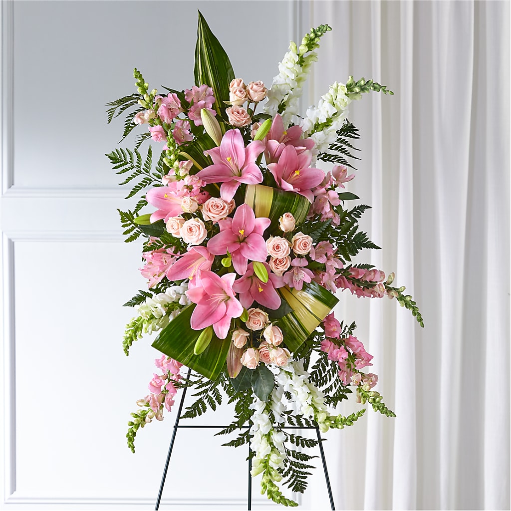 Elegant Embrace Standing Spray – Park Avenue Florist, Orange Park FL