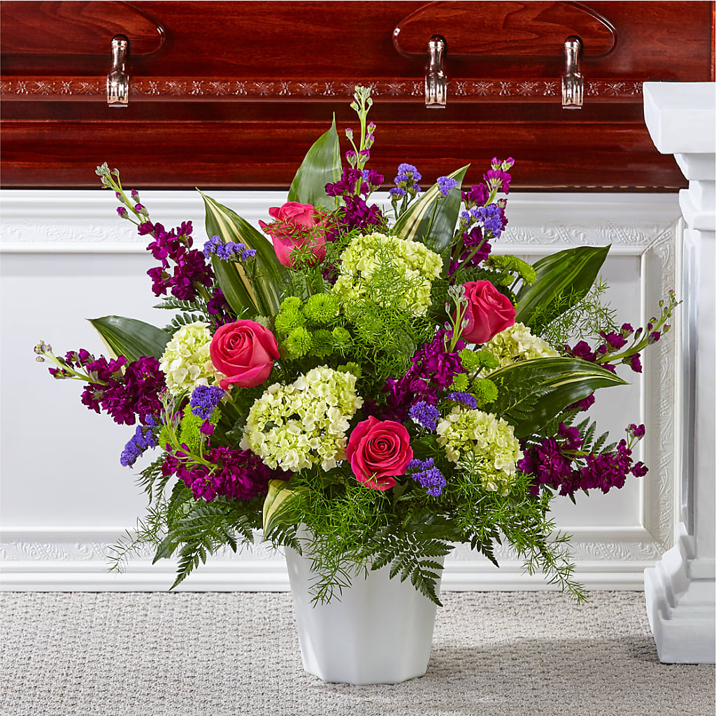 Beautiful Horizons Floor Basket – Park Avenue Florist, Orange Park FL