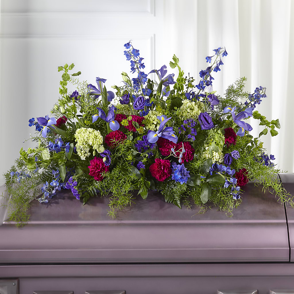 Always Treasured Casket Spray – Park Avenue Florist, Orange Park FL
