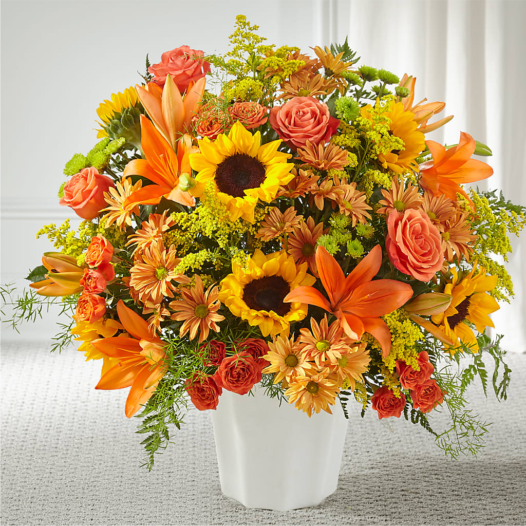 Harvest Thoughts Floor Basket – Park Avenue Florist, Orange Park FL