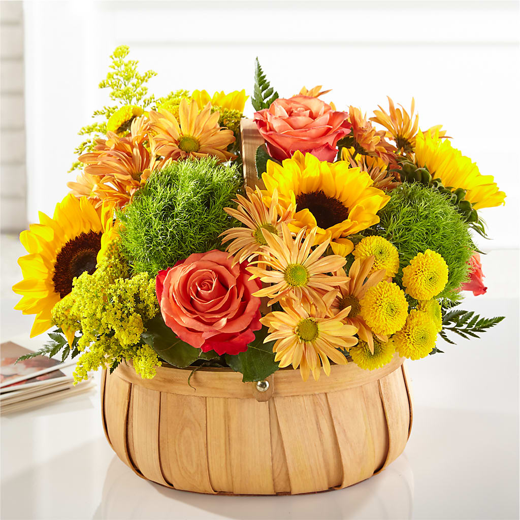 Harvest Sunflower Basket – Park Avenue Florist, Orange Park FL