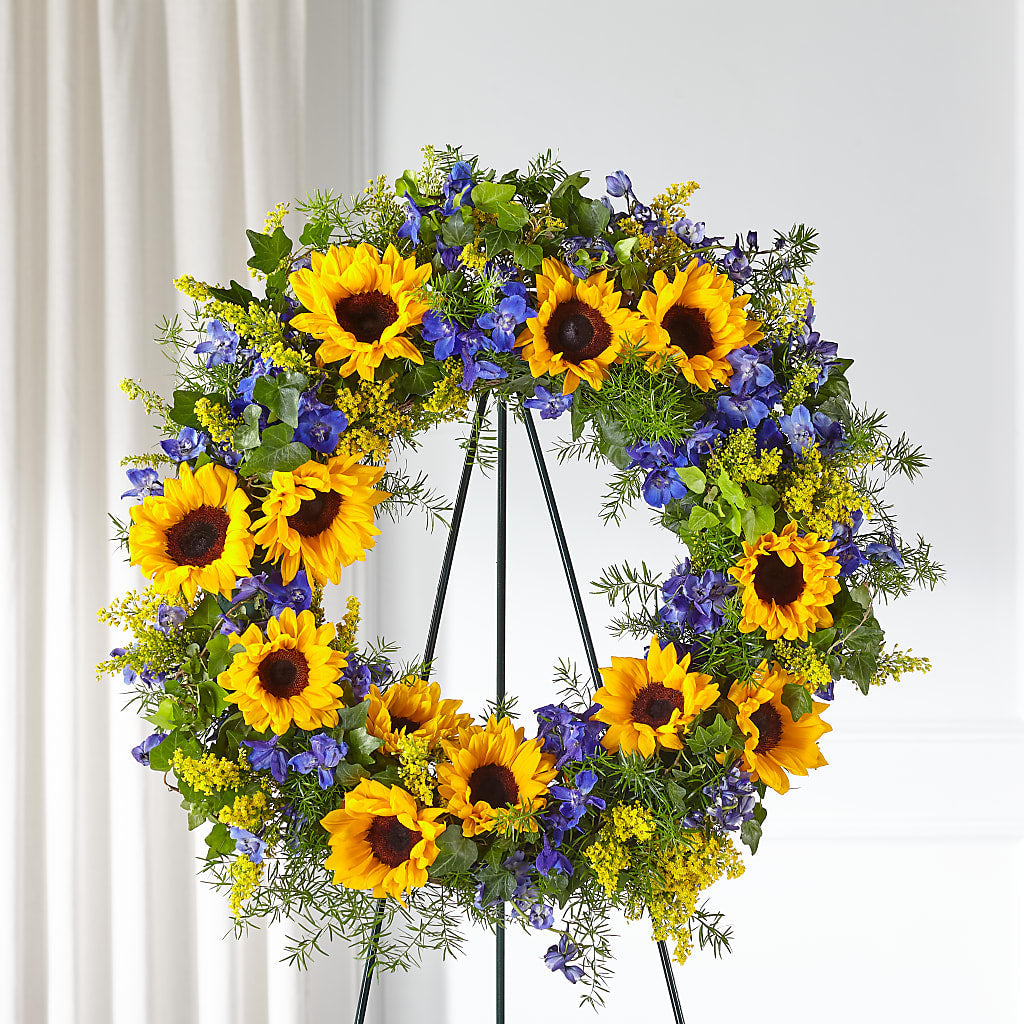 Bright Rays Wreath – Park Avenue Florist, Orange Park FL