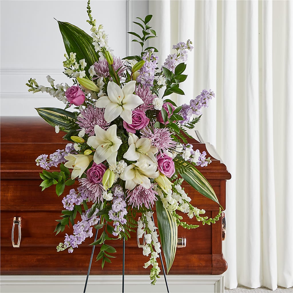 Grateful Hearts Standing Spray – Park Avenue Florist, Orange Park FL
