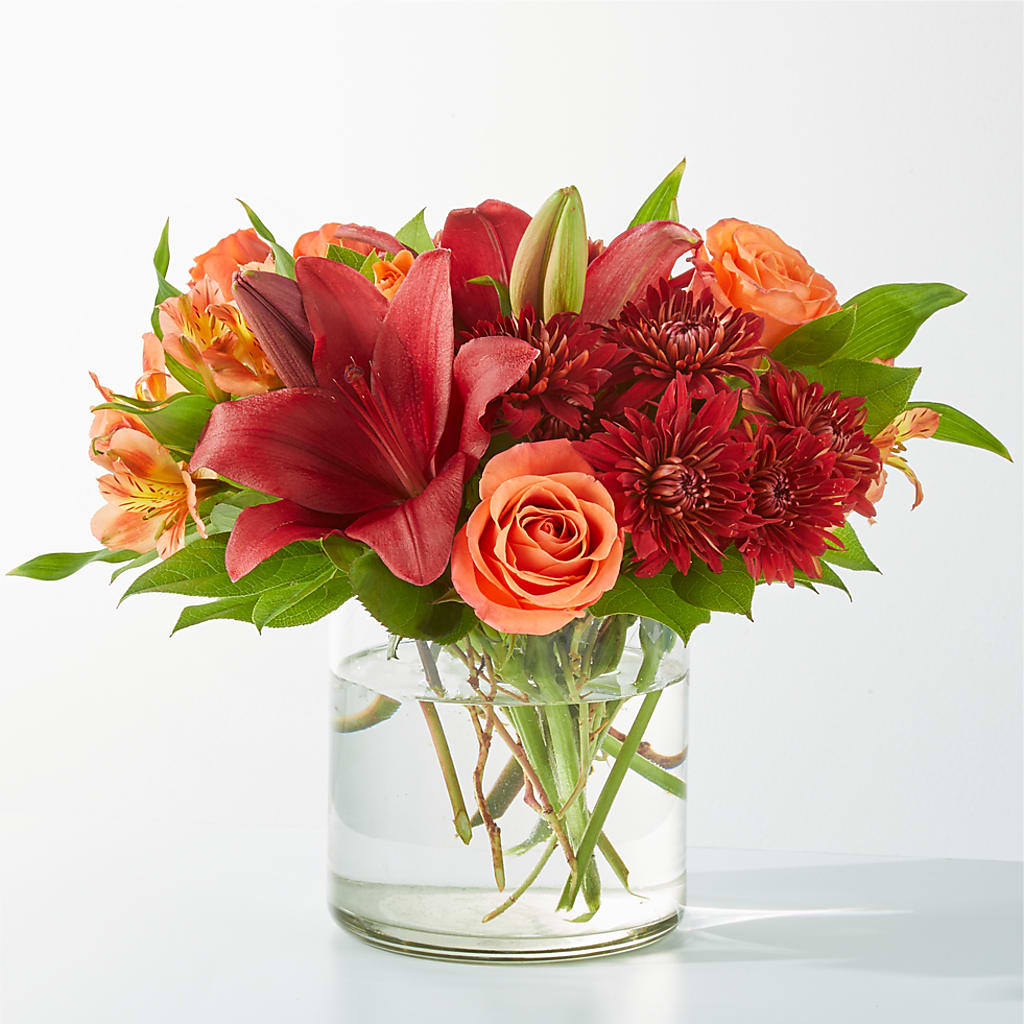 Crimson Leaves Bouquet – Park Avenue Florist, Orange Park FL
