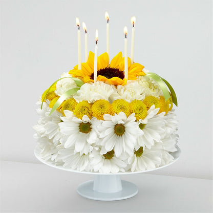 Birthday Smiles Floral Cake –  Park Avenue Florist, Orange Park FL