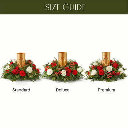 December Dreams Centerpiece –  Park Avenue Florist, Orange Park FL