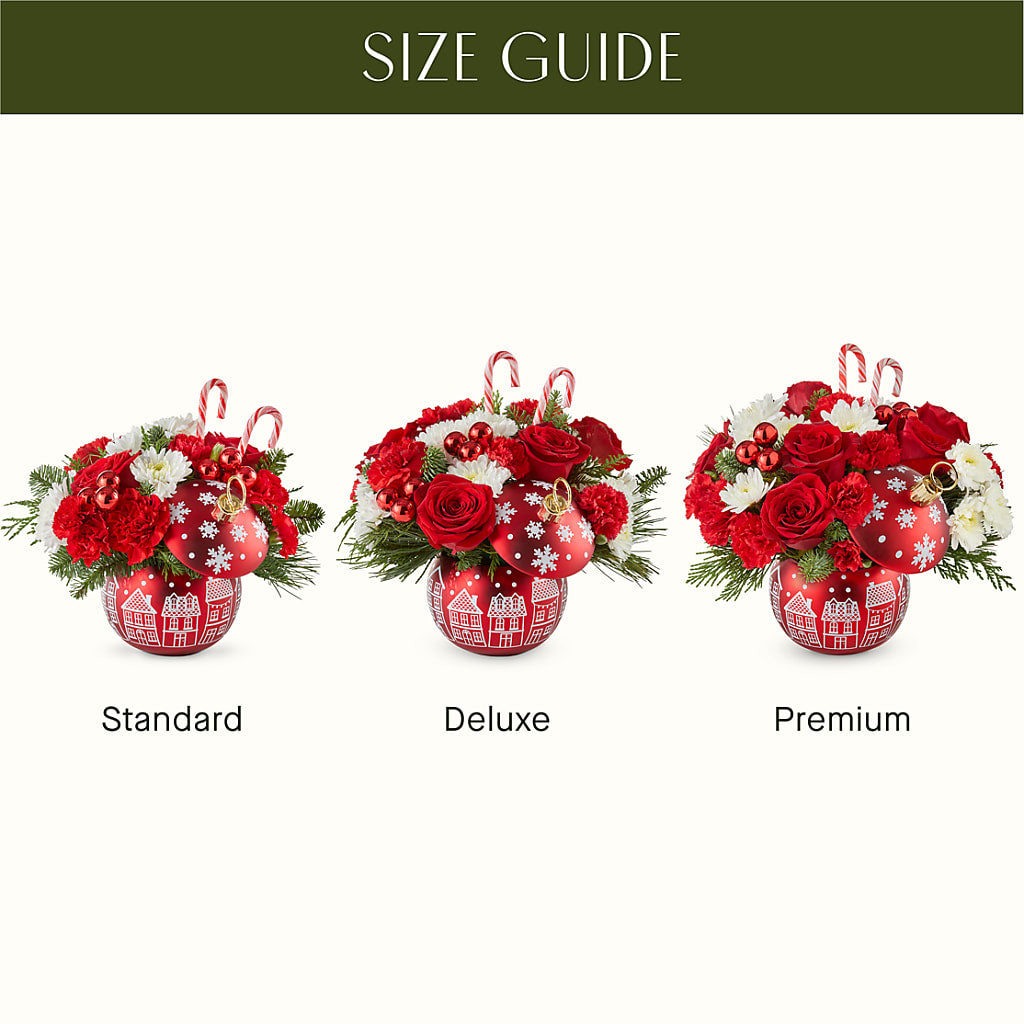 Cheer in the Air Ornament –  Park Avenue Florist, Orange Park FL