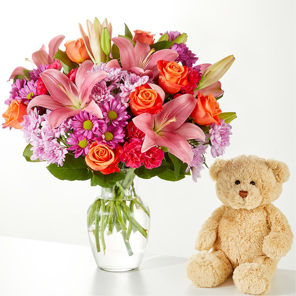 One and Only Bouquet and Bear Bundle –  Park Avenue Florist, Orange Park FL