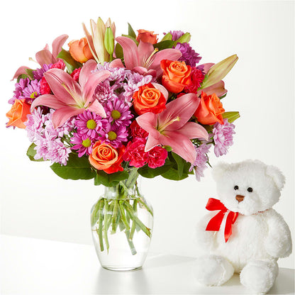 One and Only Bouquet and Bear Bundle –  Park Avenue Florist, Orange Park FL