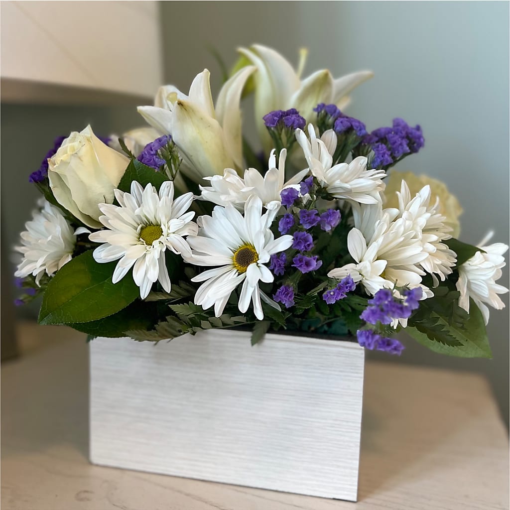 Beyond Blue Box Bouquet –  Park Avenue Florist, Orange Park FL