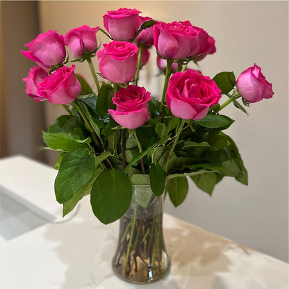 Long Stem Pink Rose Bouquet –  Park Avenue Florist, Orange Park FL