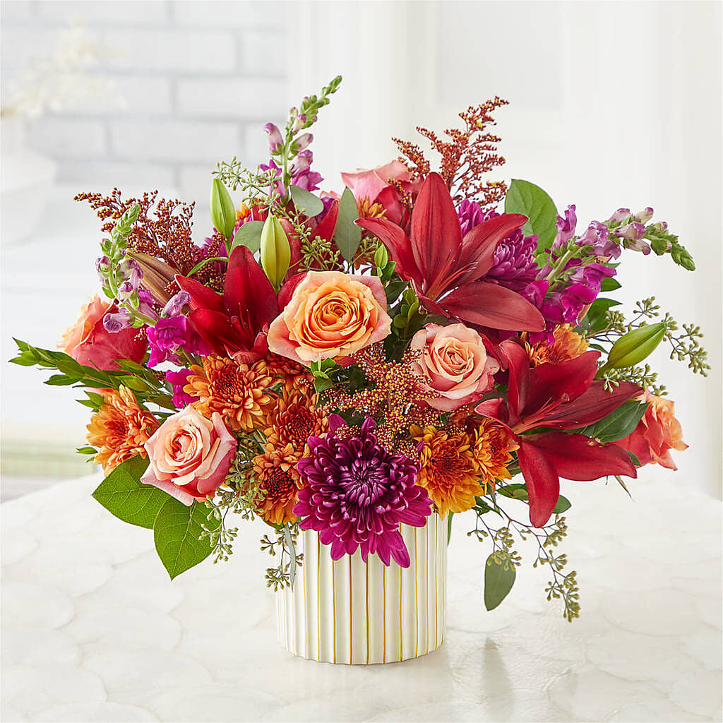 Burgundy Landscape Bouquet –  Park Avenue Florist, Orange Park FL