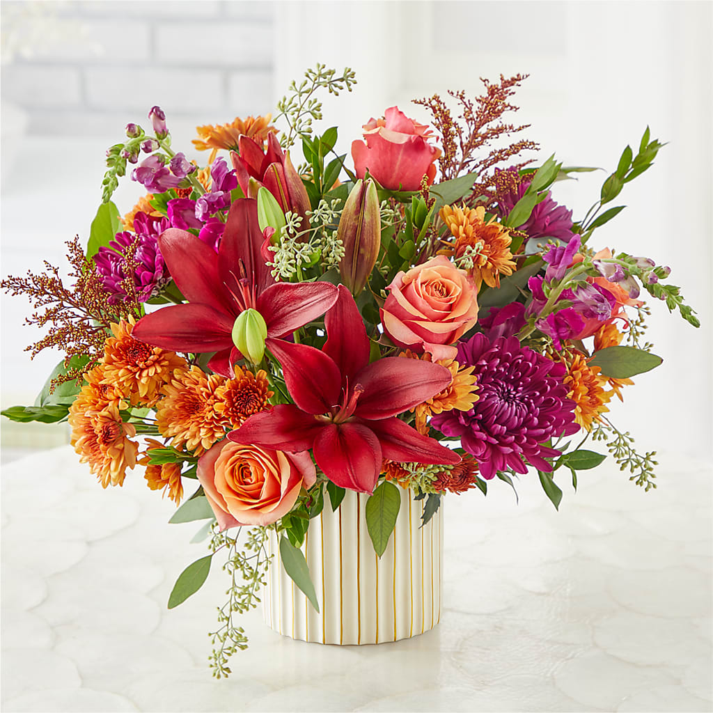 Burgundy Landscape Bouquet –  Park Avenue Florist, Orange Park FL
