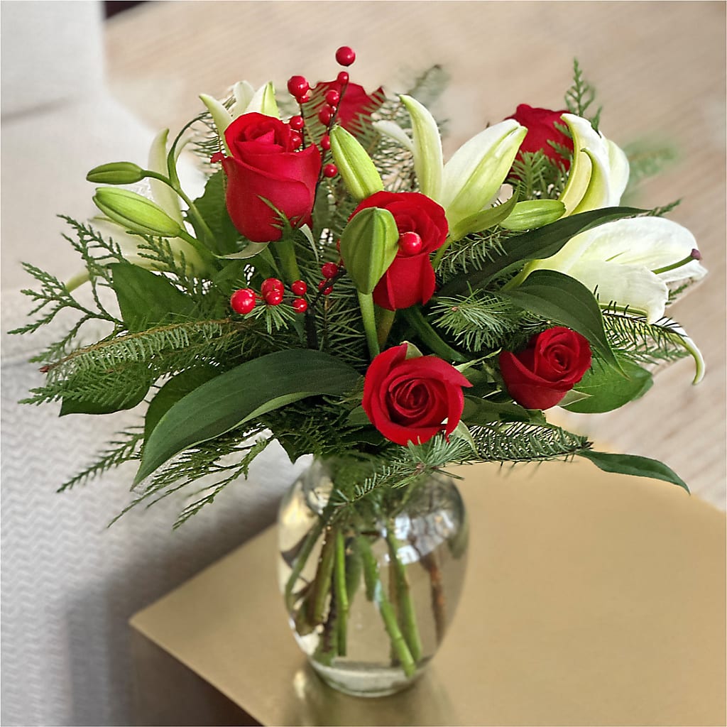 Sparkling Snowflakes Bouquet –  Park Avenue Florist, Orange Park FL