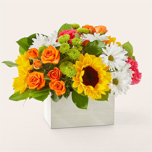 Sun-drenched Blooms Box Bouquet –  Park Avenue Florist, Orange Park FL