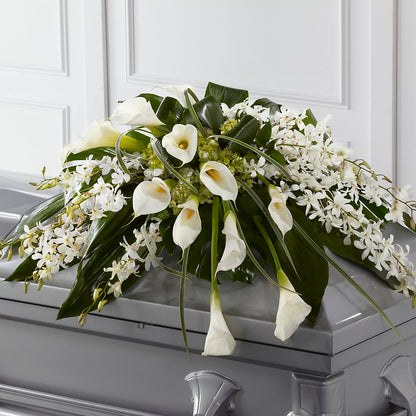 Angel Wings Casket Spray –  Park Avenue Florist, Orange Park FL