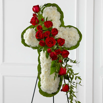 Floral Cross Easel –  Park Avenue Florist, Orange Park FL