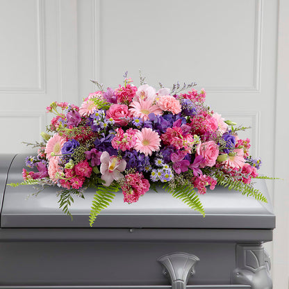 Glorious Garden Casket Spray –  Park Avenue Florist, Orange Park FL