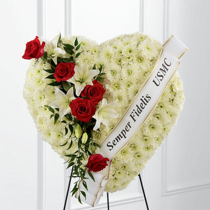 Heartfelt Hero Standing Heart –  Park Avenue Florist, Orange Park FL