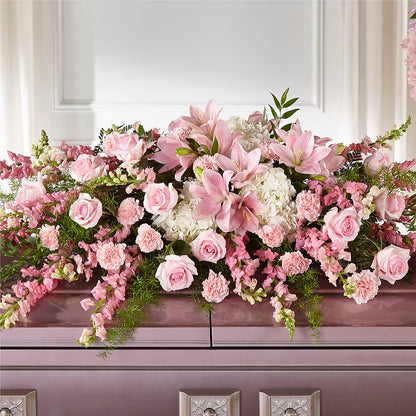Life & Remembrance Casket Spray –  Park Avenue Florist, Orange Park FL