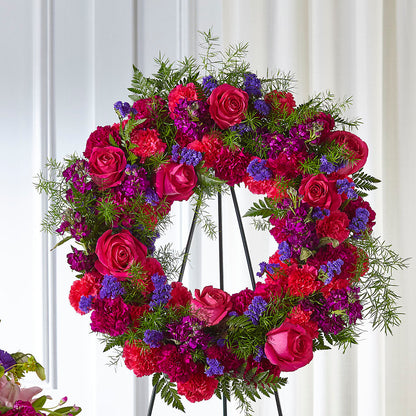 Calming Colors Wreath –  Park Avenue Florist, Orange Park FL