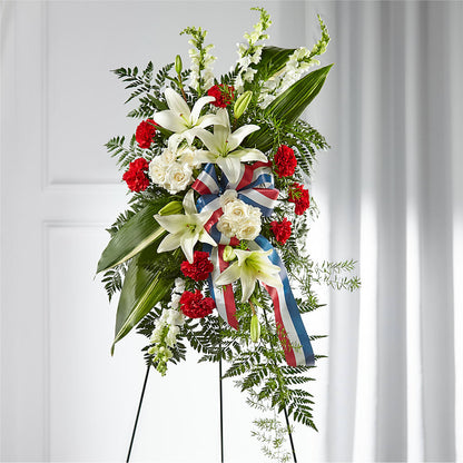 Stars of Life Standing Spray –  Park Avenue Florist, Orange Park FL
