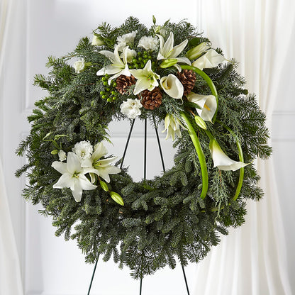 Greens of Hope Wreath –  Park Avenue Florist, Orange Park FL