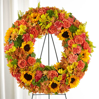 Autumnal Memories Wreath (Standard) –  Park Avenue Florist, Orange Park FL