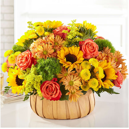Harvest Sunflower Basket –  Park Avenue Florist, Orange Park FL