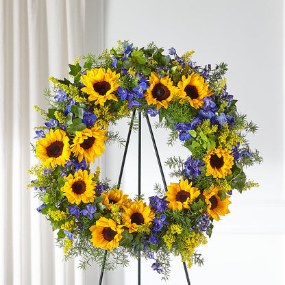 Bright Rays Wreath –  Park Avenue Florist, Orange Park FL