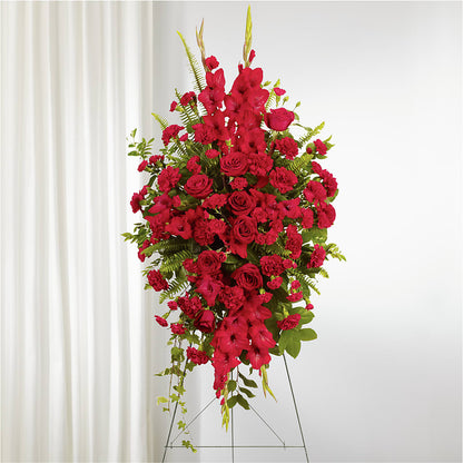 From the Heart Standing Spray –  Park Avenue Florist, Orange Park FL