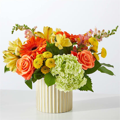 Autumn Sunshine Bouquet with Ivory Vase –  Park Avenue Florist, Orange Park FL