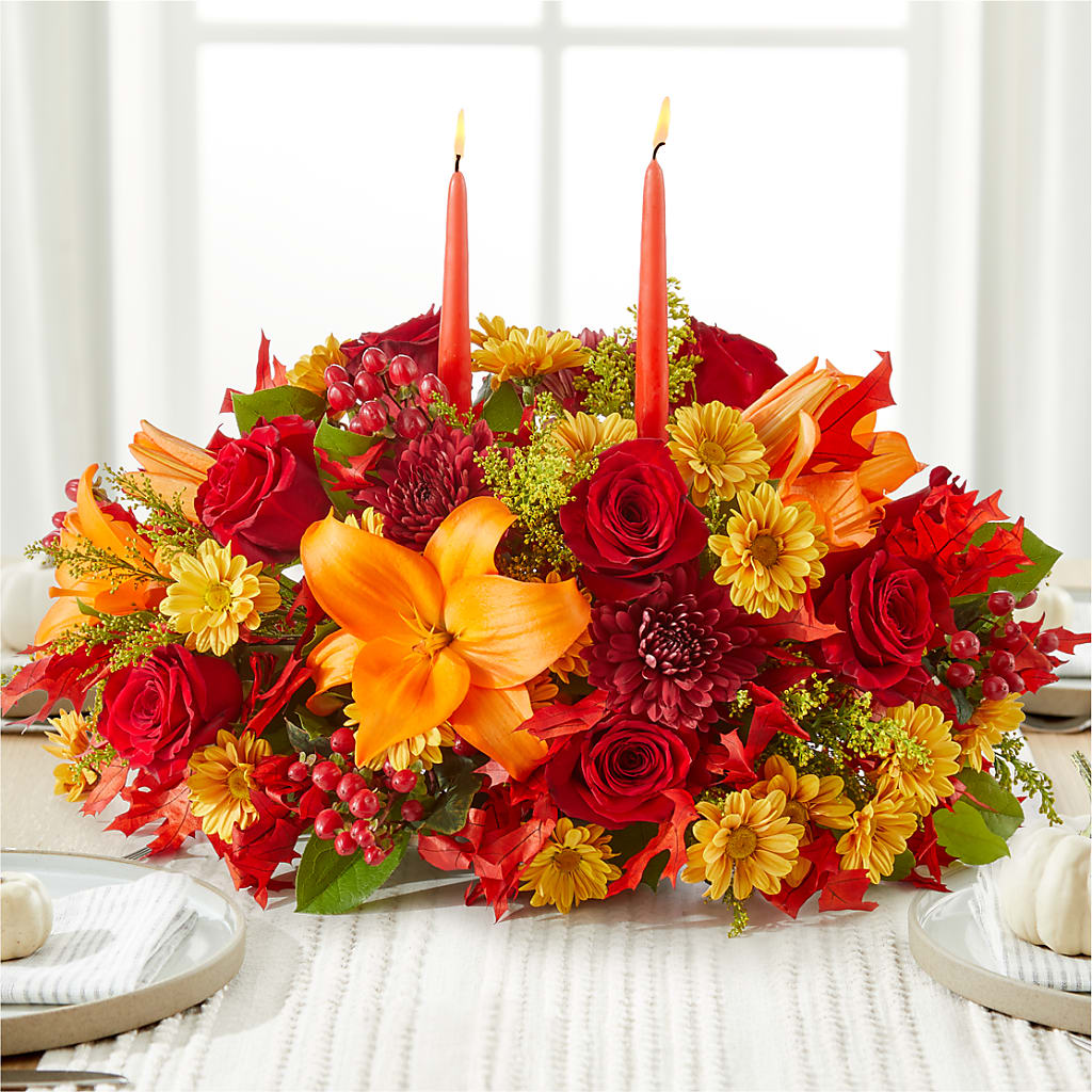 Autumn's Embrace Centerpiece –  Park Avenue Florist, Orange Park FL