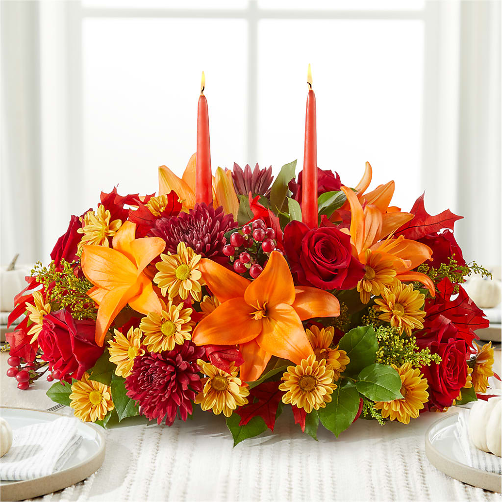 Autumn's Embrace Centerpiece –  Park Avenue Florist, Orange Park FL