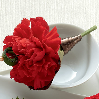 Red Carnation Boutonniere –  Park Avenue Florist, Orange Park FL